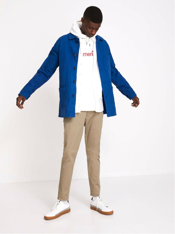 Celio Blaue leichte Herrenjacke mit Taschen Celio Muse