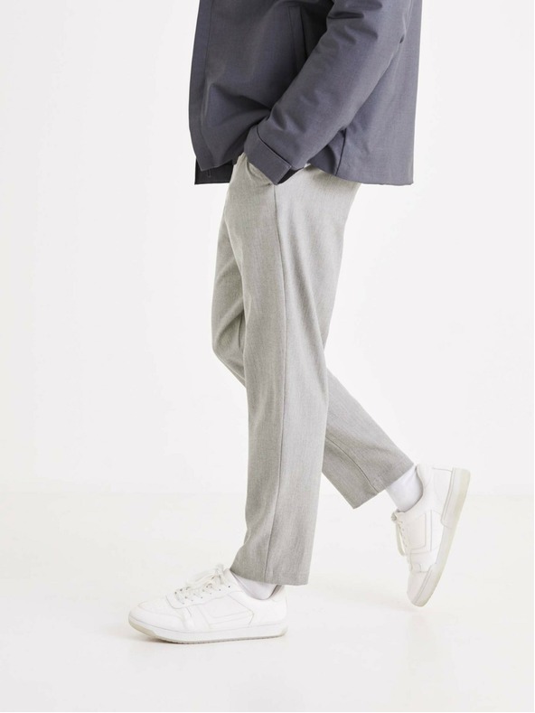 Celio Graue Herrenhose Celio 24H Avoclair