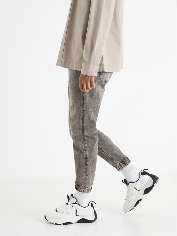 Celio Graue Herren-Jogger-Jeans Celio Bojog3