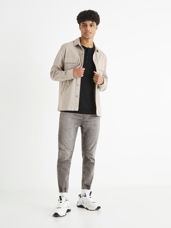 Celio Graue Herren-Jogger-Jeans Celio Bojog3
