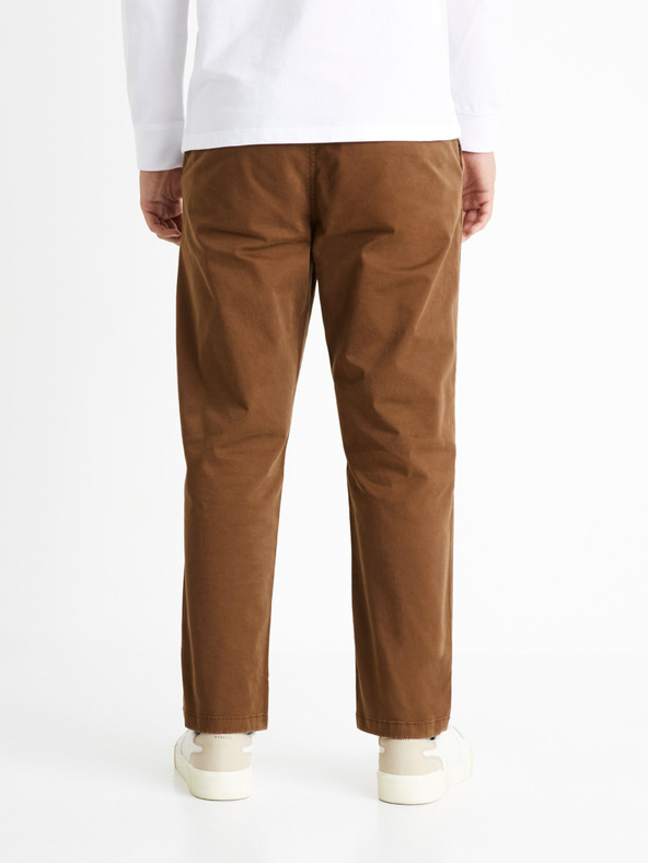 Celio Braune Herrenhosen Celio Cochicrop