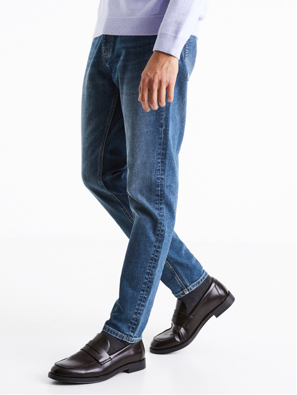 Celio Blaue Herrenjeans mit schmaler Passform Celio C25 Doslue25