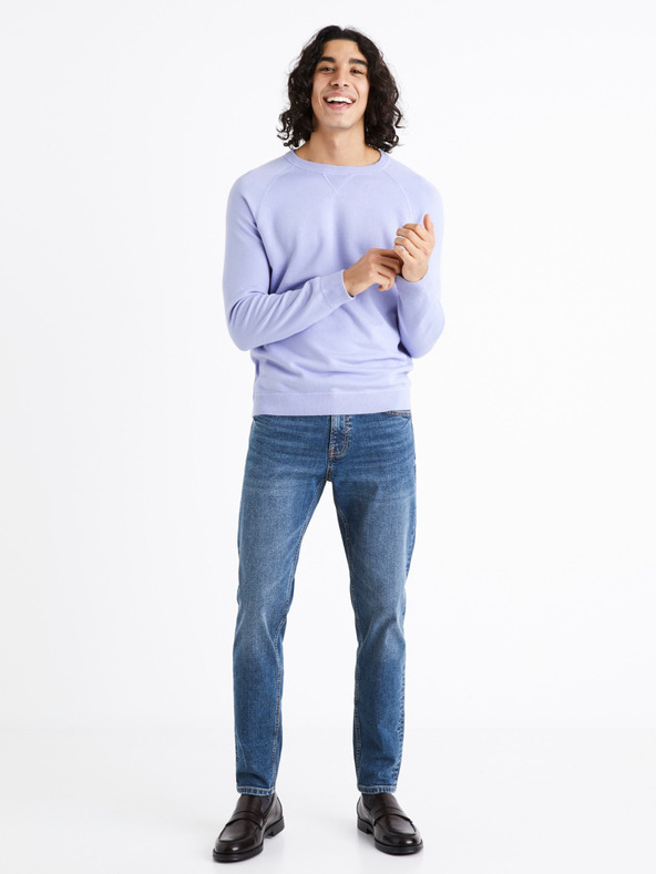 Celio Blaue Herrenjeans mit schmaler Passform Celio C25 Doslue25