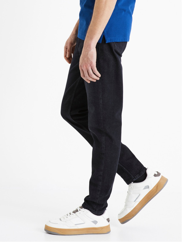 Celio Schwarze Slim Fit Jeans für Herren Celio C25 Dosoft25