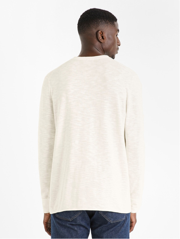 Celio Weißer Herren Pullover Celio Decanoe