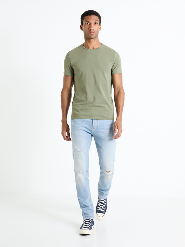 Celio Hellblaue Slim Fit Jeans für Herren Celio Fostroy