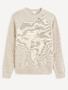 Celio Beige Herren-Basic-Pullover Celio Femoon