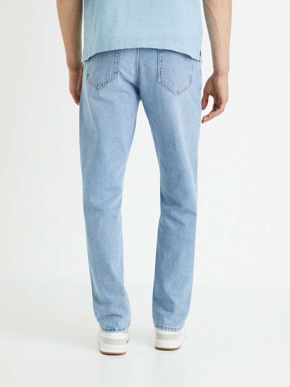 Celio Hellblaue Herrenjeans mit gerader Passform Celio Foloose