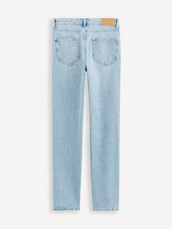 Celio Hellblaue Herrenjeans mit gerader Passform Celio Foloose