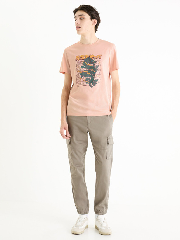 Celio Graue Herren Cargohose Celio Dolyte