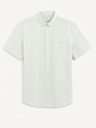 Celio Hellgrünes reguläres Hemd Celio Daxfordmc