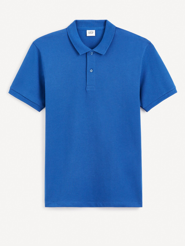 Celio Blaues Herren-Polohemd Celio Teone