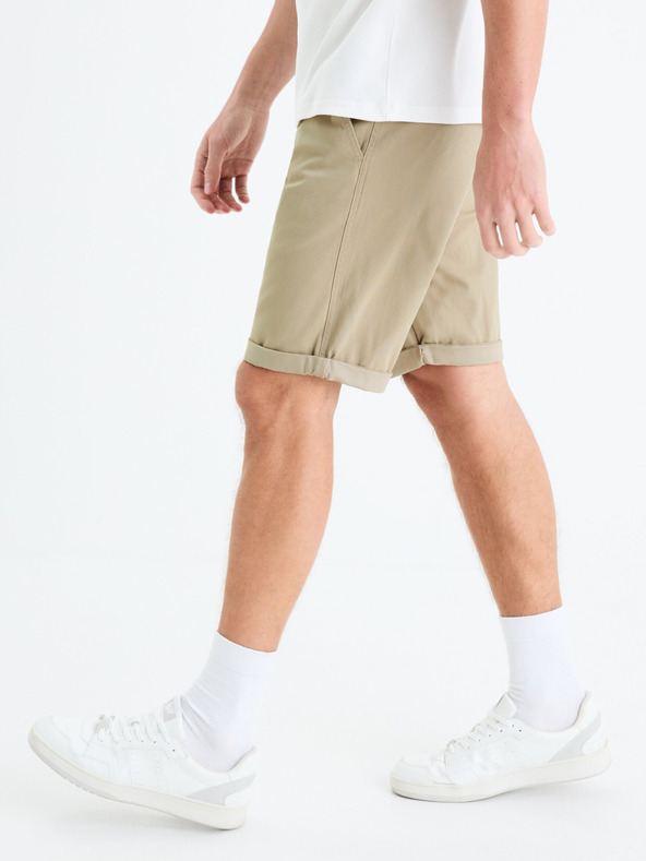 Celio Beige Herren Chino Shorts Celio Bochinobm