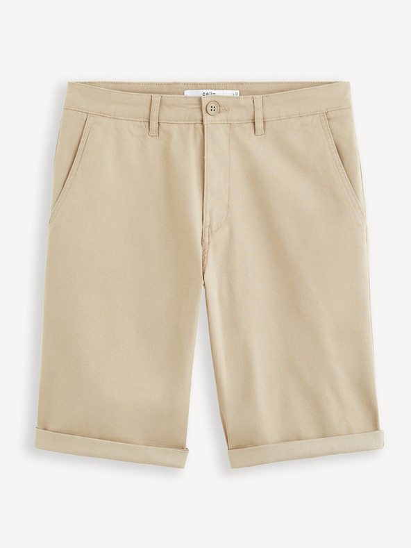 Celio Beige Herren Chino Shorts Celio Bochinobm