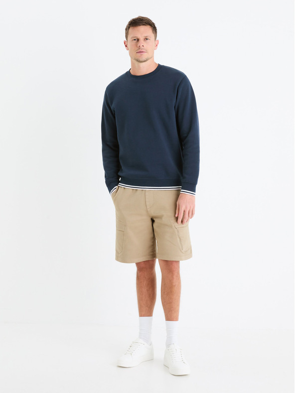 Celio Beige Herren-Cargo-Shorts Celio Gojogbm