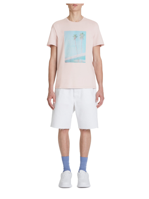 Celio Rosa Herren-T-Shirt Celio Jevibe