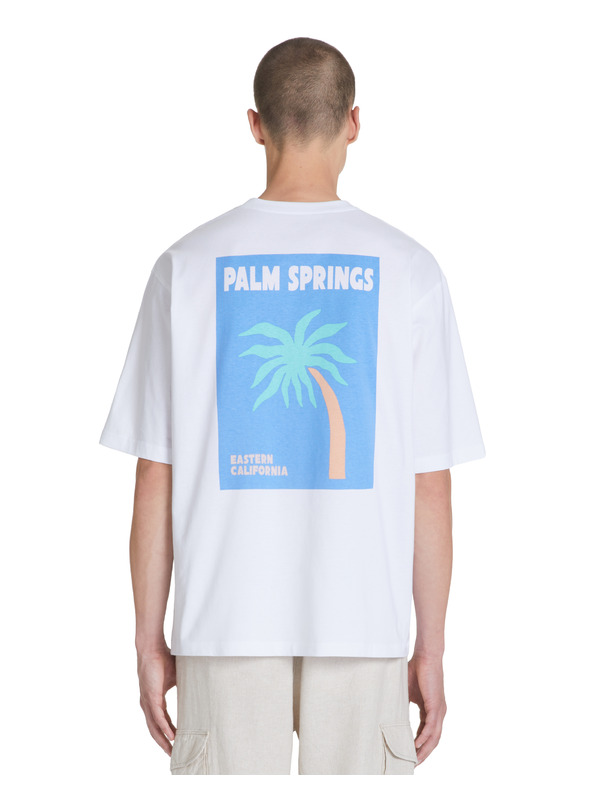 Celio Weißes Herren-T-Shirt in Übergröße Celio Jecalif