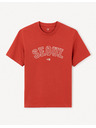 Celio Rotes Herren-T-Shirt Celio Jeoverdu