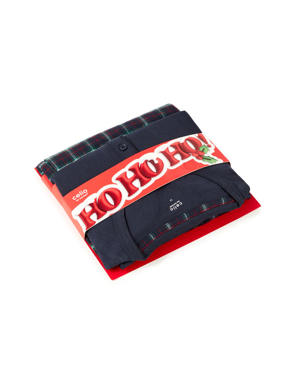 Celio Weihnachts-Pyjamas verpackt Celio