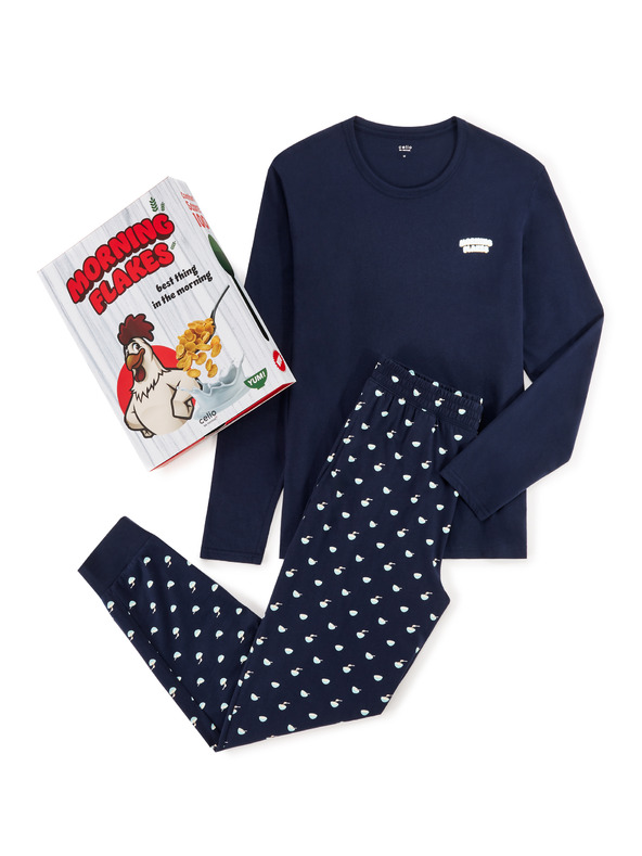 Celio Cornflakes Pyjama Geschenkpackung Celio