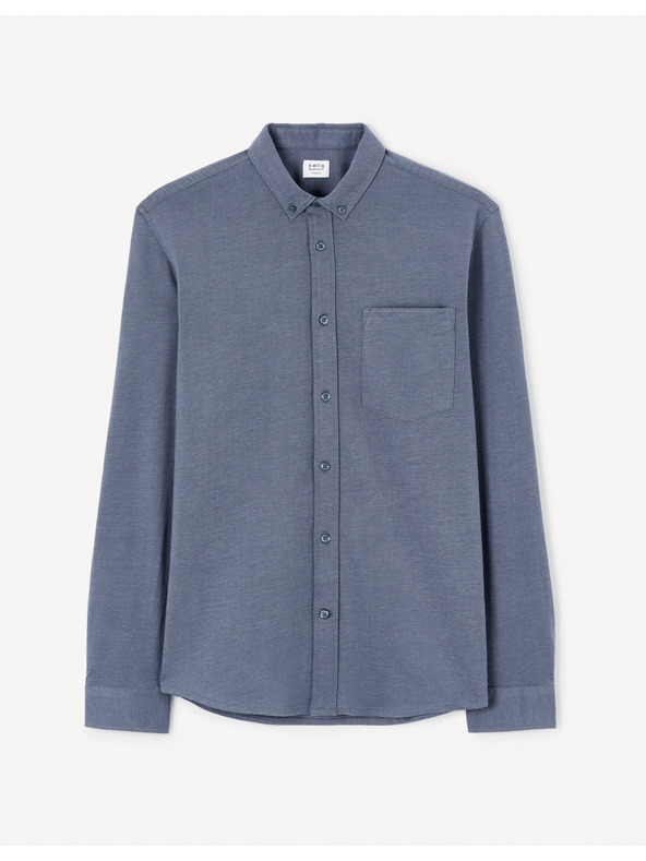 Celio Baumwoll-Piqué-Shirt Bapik Celio