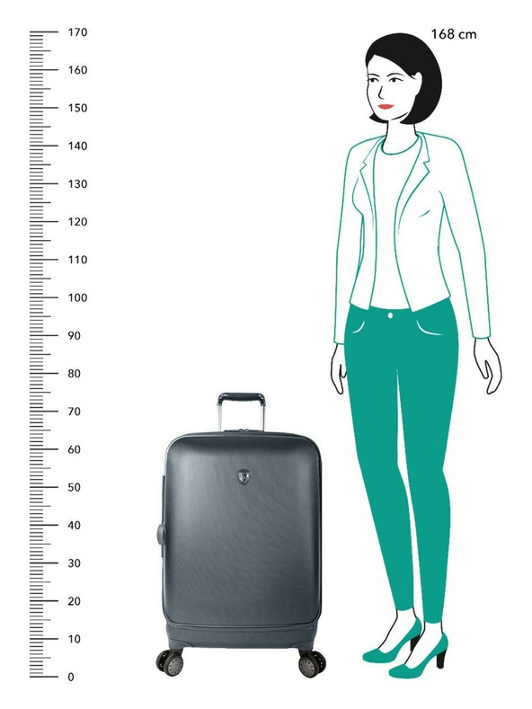 Heys Reisekoffer Heys Portal Smart M Slate Blue