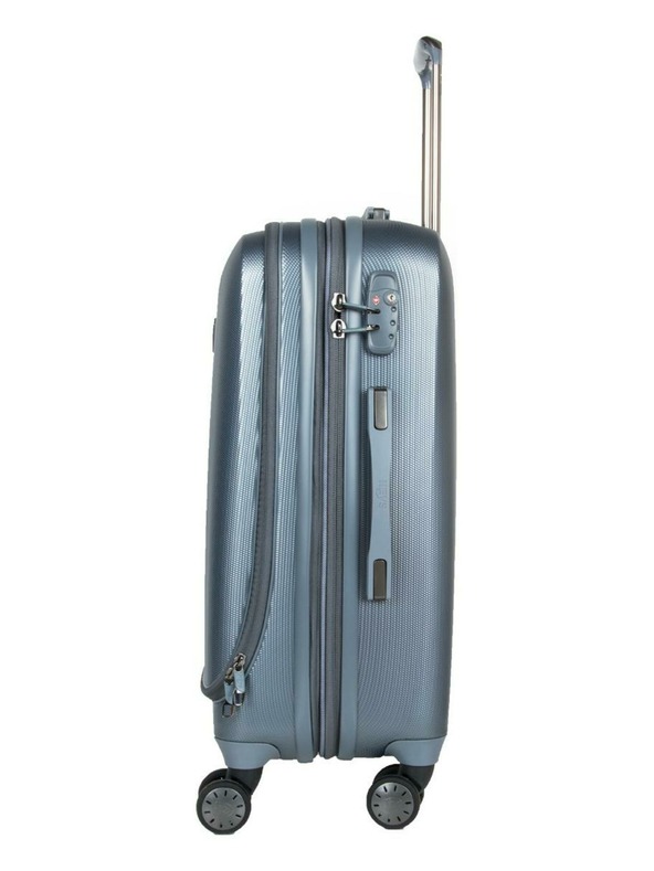 Heys Reisekoffer Heys Portal Smart M Slate Blue