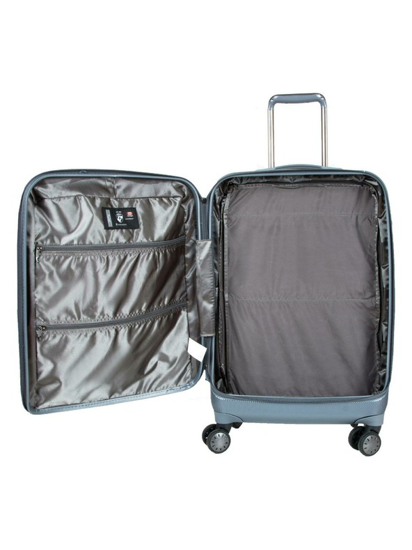 Heys Reisekoffer Heys Portal Smart M Slate Blue