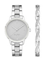 Nine West	 Damen Geschenkset Uhr und Armband Nine West NW/2761SVST