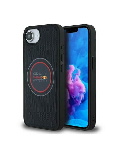 Oracle Red Bull Racing Red Bull PU Leder Roter Ring MagSafe Rückseite Hülle für iPhone 16e Navy