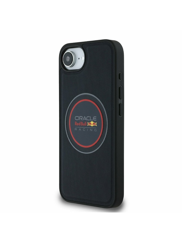 Oracle Red Bull Racing Red Bull PU Leder Roter Ring MagSafe Rückseite Hülle für iPhone 16e Navy