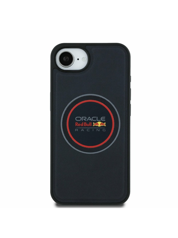 Oracle Red Bull Racing Red Bull PU Leder Roter Ring MagSafe Rückseite Hülle für iPhone 16e Navy