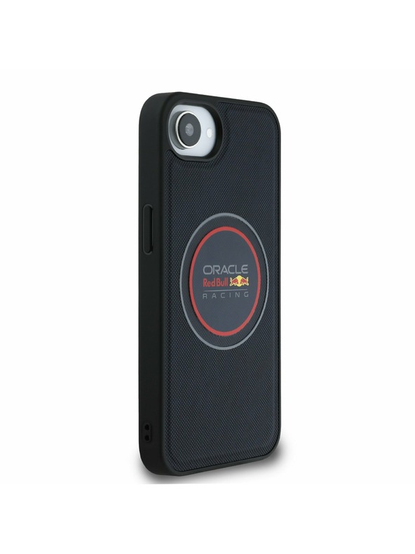 Oracle Red Bull Racing Red Bull PU Leder Roter Ring MagSafe Rückseite Hülle für iPhone 16e Navy