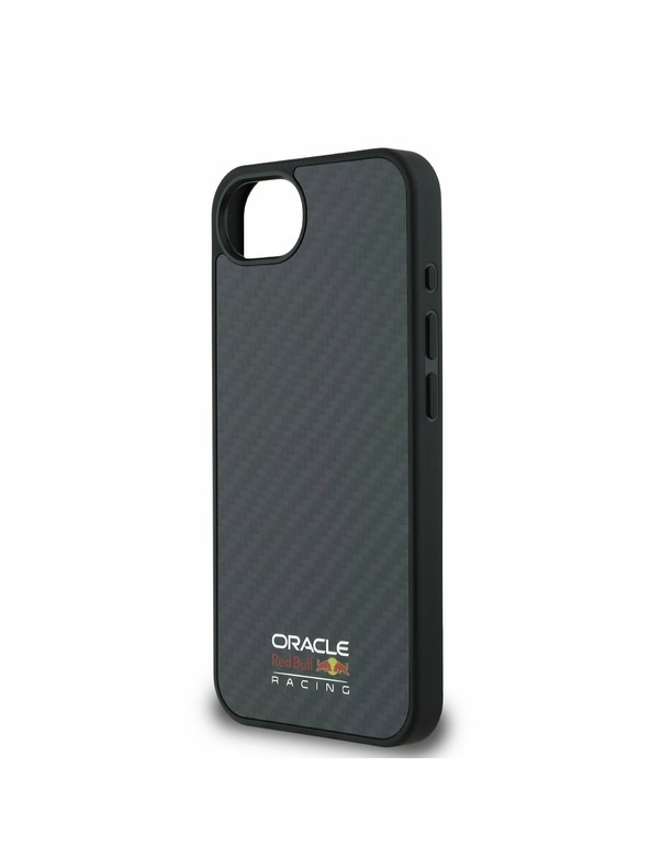 Oracle Red Bull Racing Red Bull Carbon Glänzendes Logo MagSafe Rückseite Hülle für iPhone 16e Schwarz