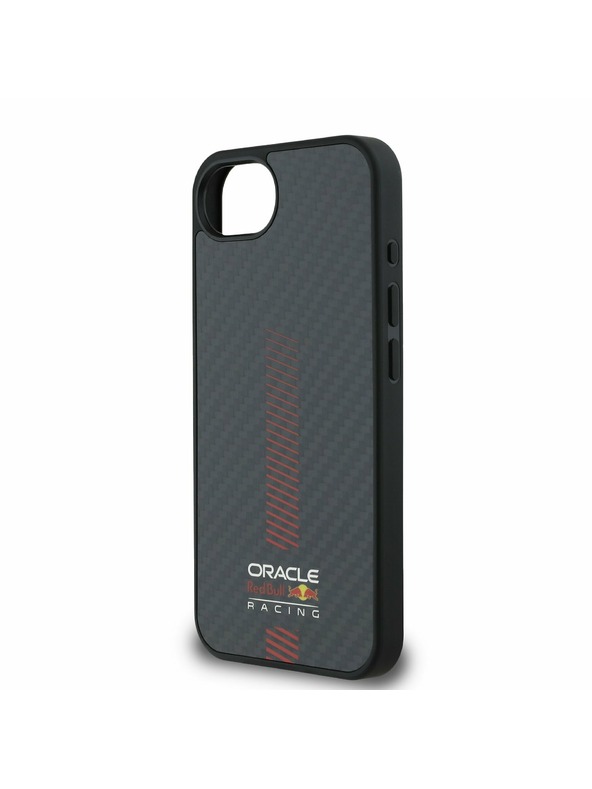 Oracle Red Bull Racing Red Bull Carbon Powerbar MagSafe Rückseite Hülle für iPhone 16e Schwarz