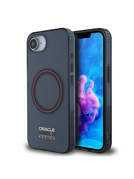 Oracle Red Bull Racing Red Bull PC/TPU Roter Ring MagSafe Rückseite Hülle für iPhone 16e Navy