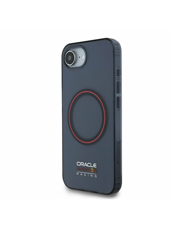 Oracle Red Bull Racing Red Bull PC/TPU Roter Ring MagSafe Rückseite Hülle für iPhone 16e Navy