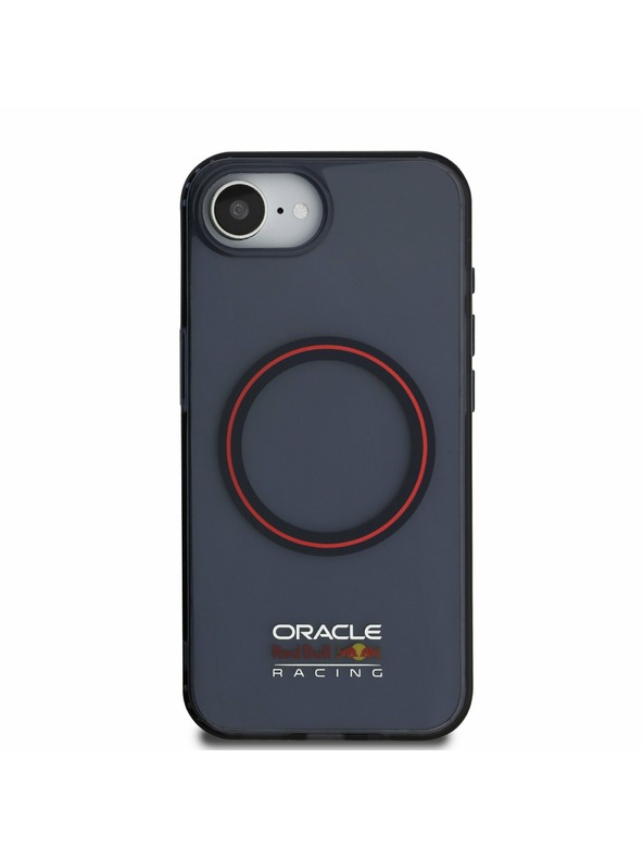 Oracle Red Bull Racing Red Bull PC/TPU Roter Ring MagSafe Rückseite Hülle für iPhone 16e Navy