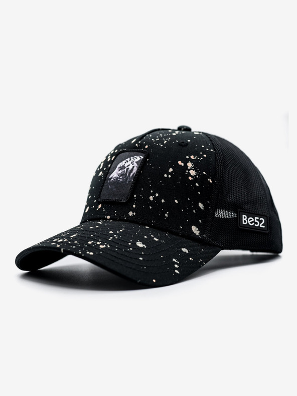 Be52 Be52 Tiger Splash Basecap Premium Schwarz/Sand