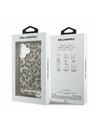 Karl Lagerfeld Karl Lagerfeld IML Leopard MagSafe Rückseite Hülle für iPhone 16 Braun