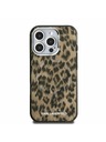 Karl Lagerfeld Karl Lagerfeld IML Leopard MagSafe Rückseite Hülle für iPhone 16 Pro Braun