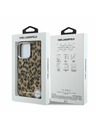 Karl Lagerfeld Karl Lagerfeld IML Leopard MagSafe Rückseite Hülle für iPhone 16 Pro Braun