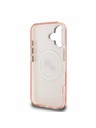 Karl Lagerfeld Karl Lagerfeld IML K&CH Heads Wiederholtes Logo MagSafe Rückseite Hülle für iPhone 16 Pink