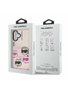 Karl Lagerfeld Karl Lagerfeld IML Multi K&CH Heads Rückseite Hülle für iPhone 16 Pink