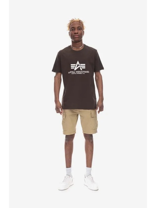 Alpha Industries Herren beige Ripstop Jogger Shorts Alpha Industries