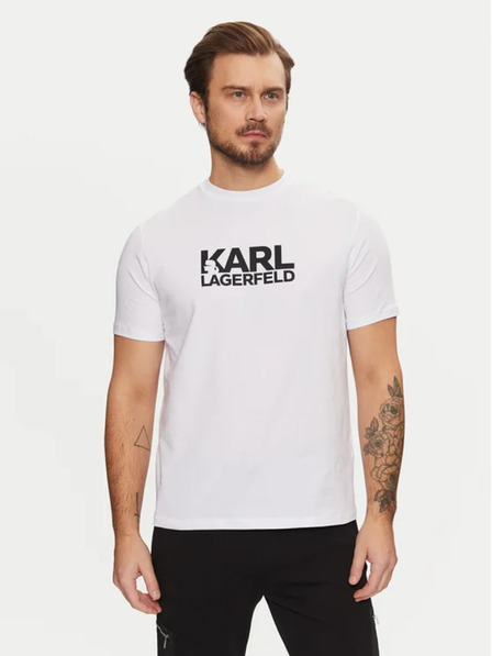 Karl Lagerfeld Herren weißes T-Shirt 551235 Karl Lagerfeld