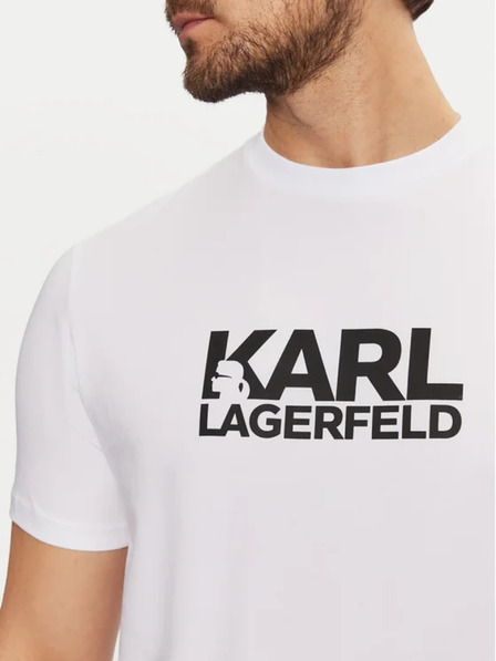 Karl Lagerfeld Herren weißes T-Shirt 551235 Karl Lagerfeld