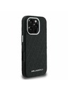 Karl Lagerfeld Karl Lagerfeld Grained PU Repeated Logo MagSafe Rückseite Hülle für iPhone 16 Pro Schwarz
