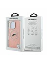Karl Lagerfeld Karl Lagerfeld IML K&CH Heads Repeated Logo MagSafe Rückseite Hülle für iPhone 16 Pro Max Rosa