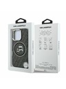 Karl Lagerfeld Karl Lagerfeld IML K&CH Heads Repeated Logo MagSafe Rückseite Hülle für iPhone 16 Pro Max Schwarz